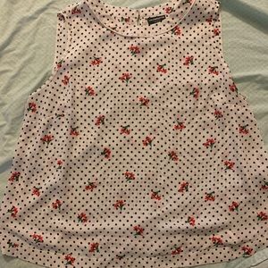 Liz Claiborne polka dot tank top size 1x